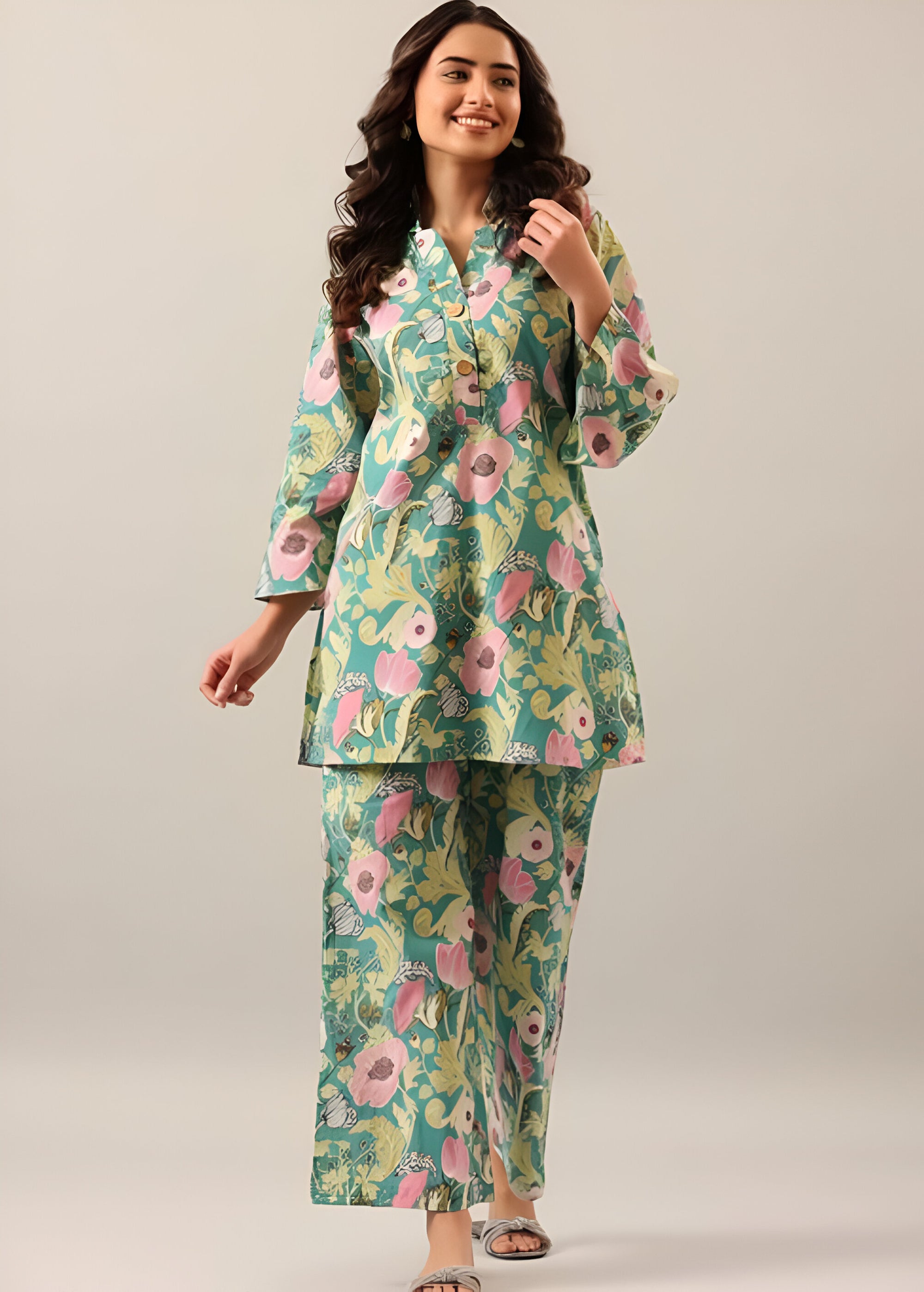 Noori – Garden Bloom Printed Co-ord Set