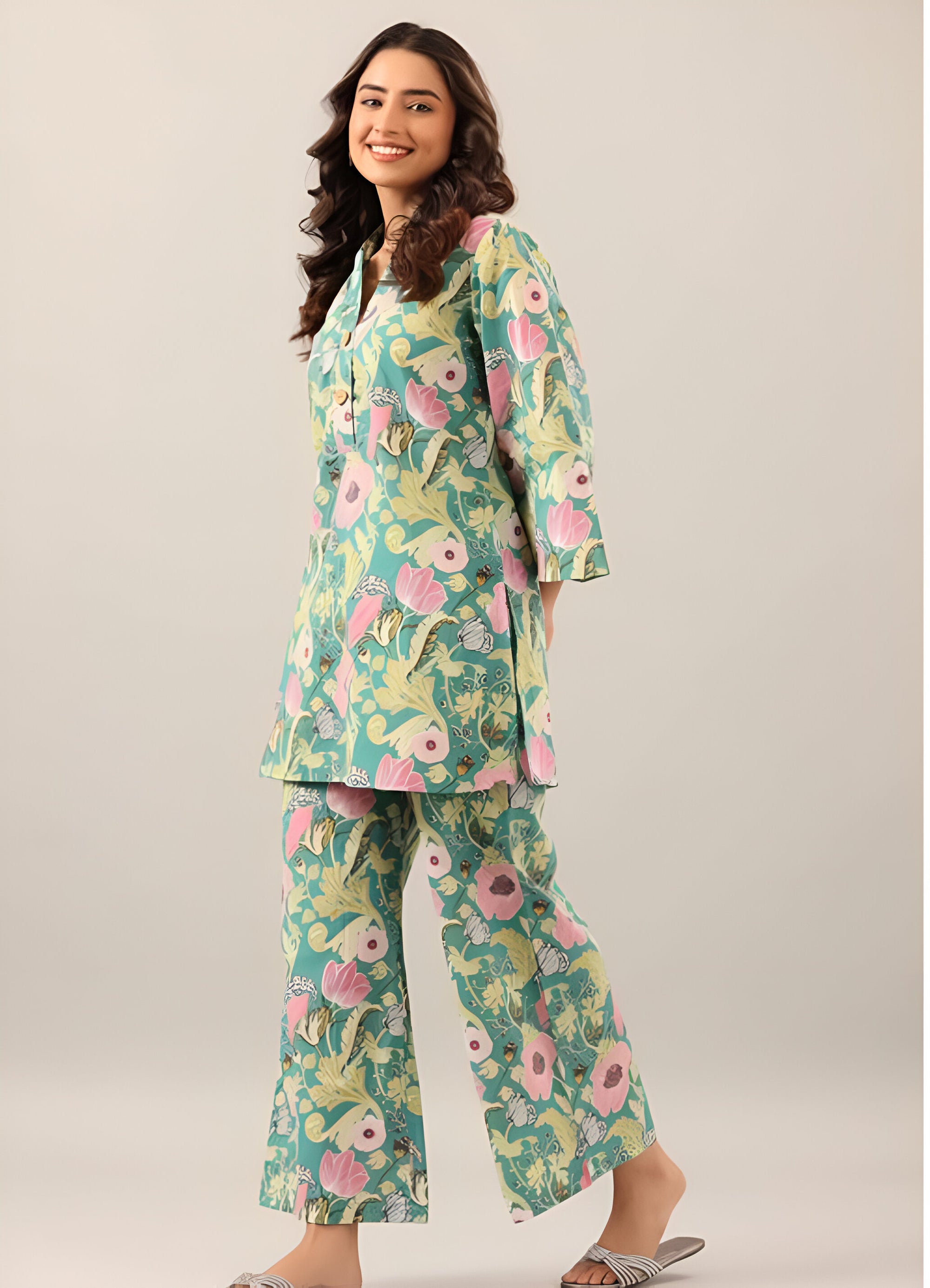Noori – Garden Bloom Printed Co-ord Set